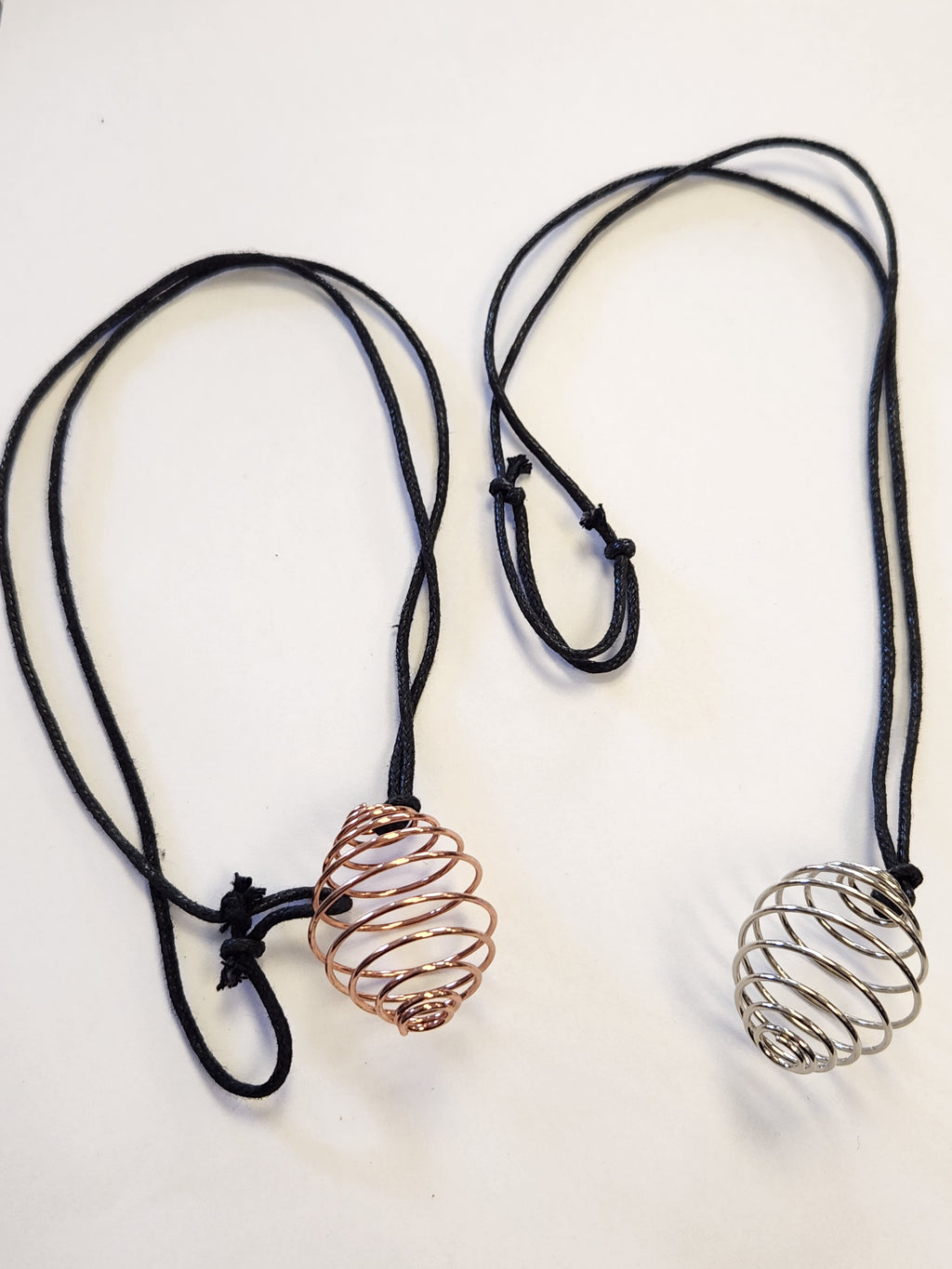 Crystal cage necklace