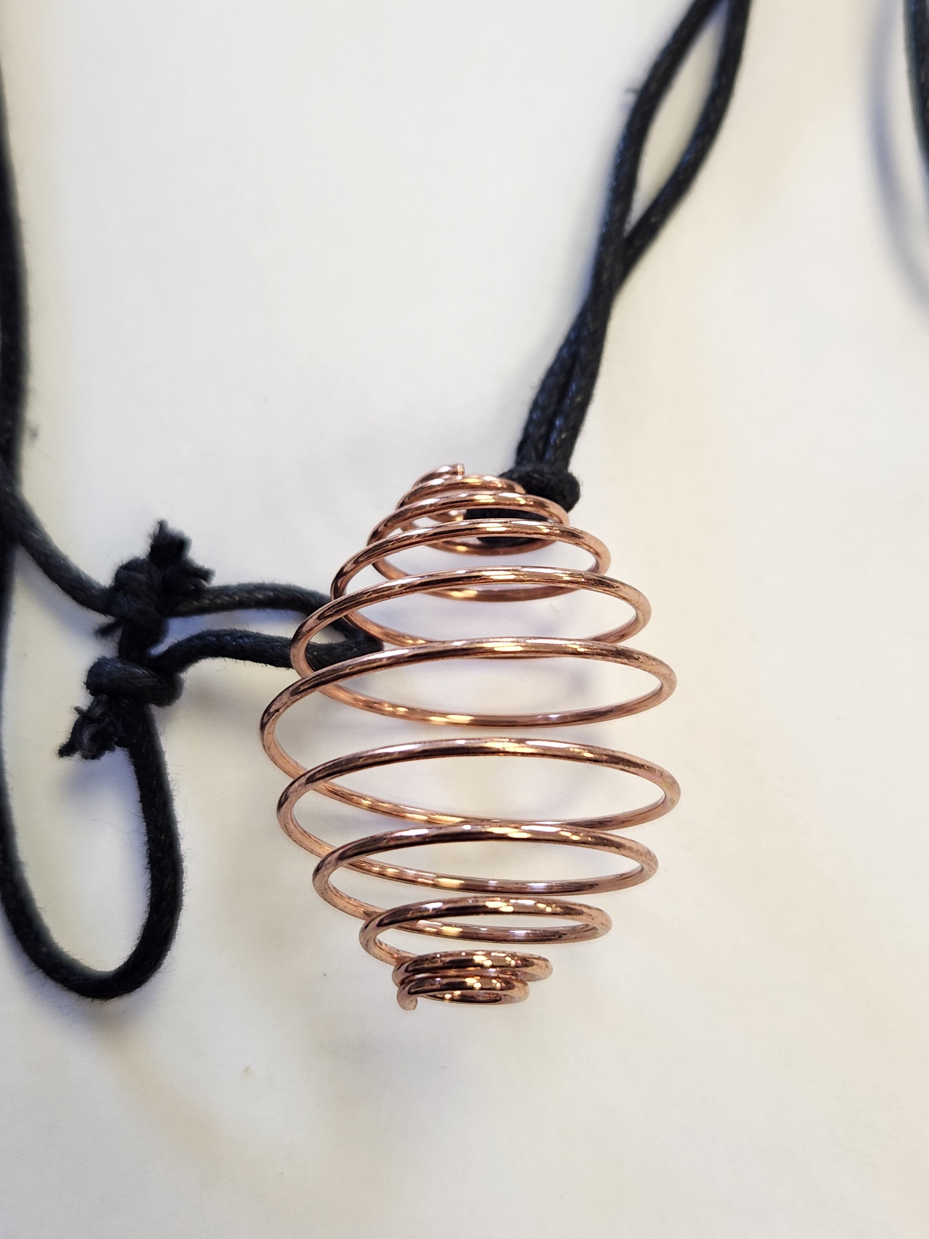 Crystal cage necklace