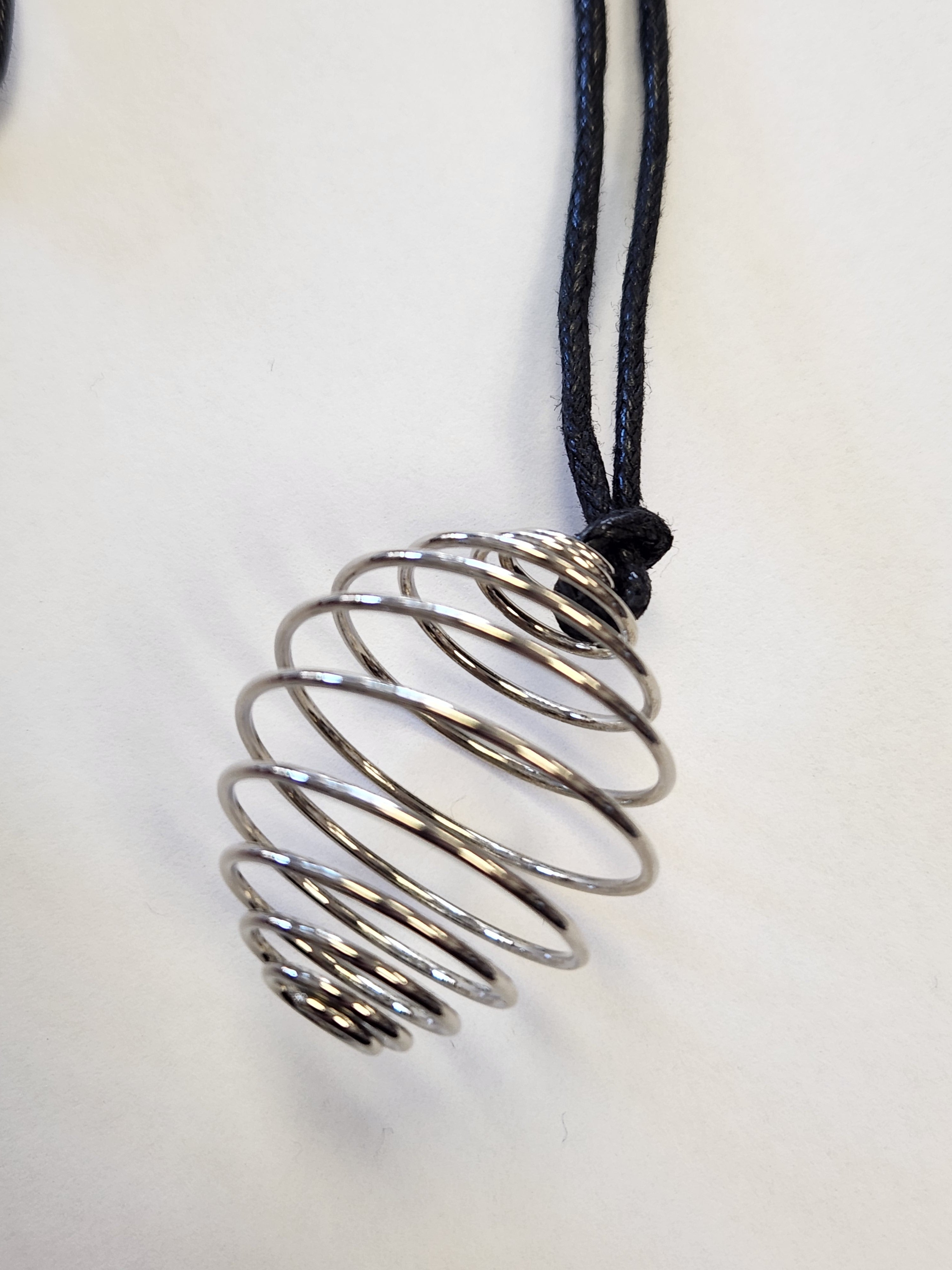 Crystal cage necklace