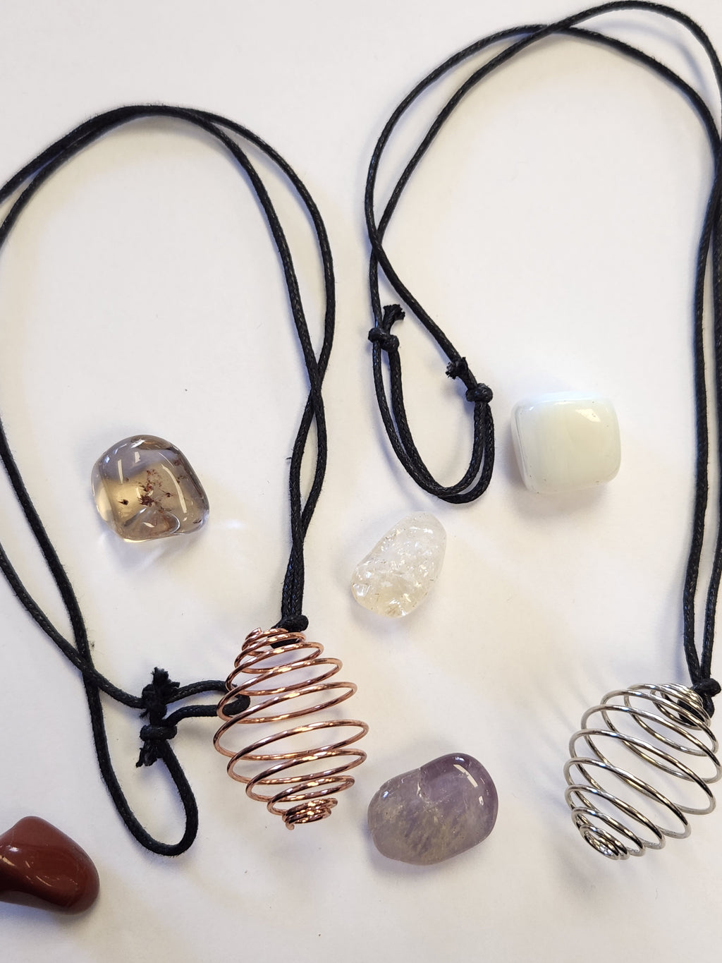 Crystal cage necklace