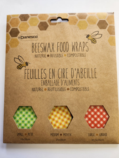 Beeswax food wraps.