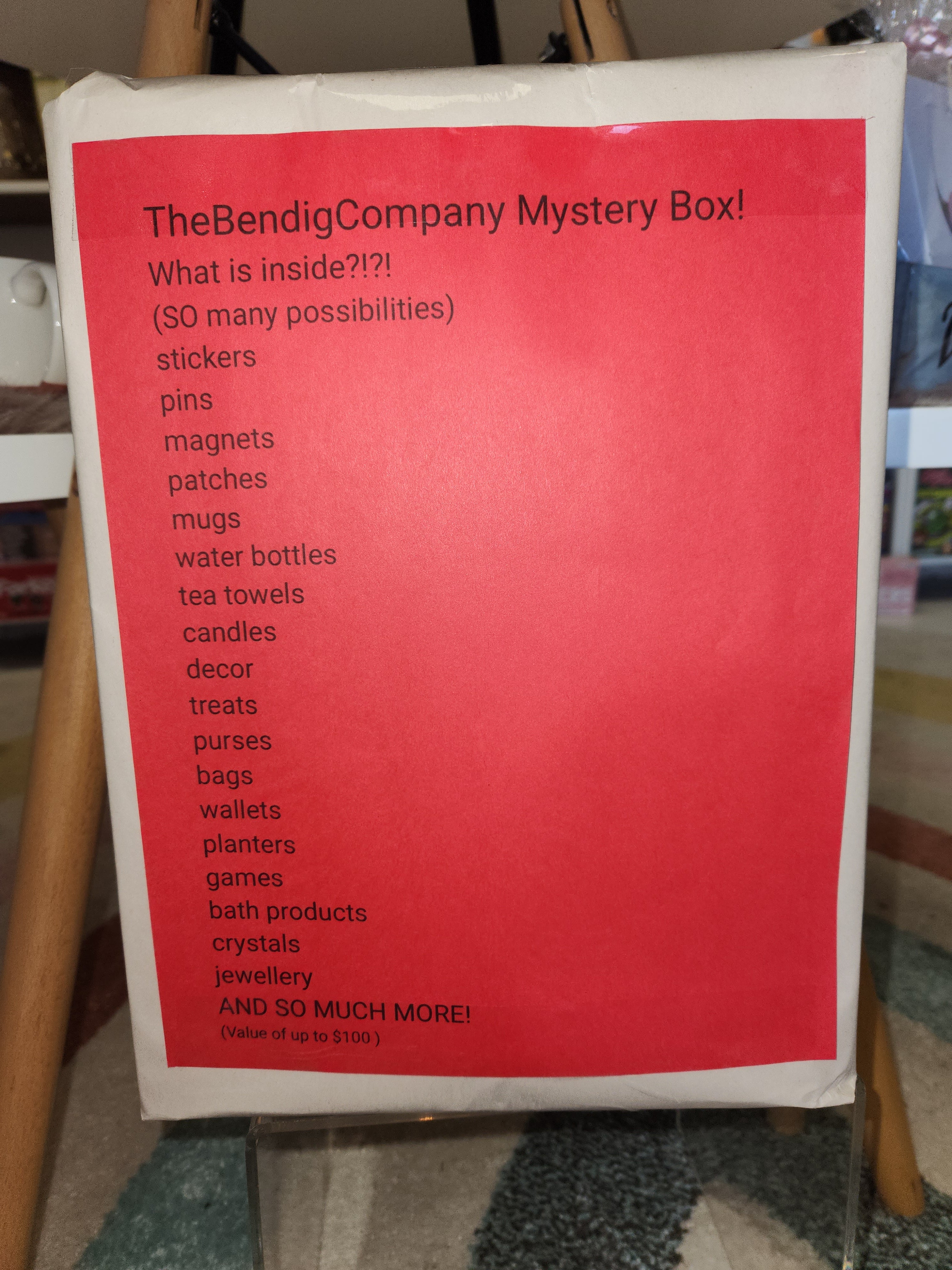 TheBendigCompany Mystery Boxes- AVAILABLE NOW. Only 3!