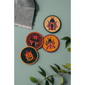 Amulet beaded coasters
