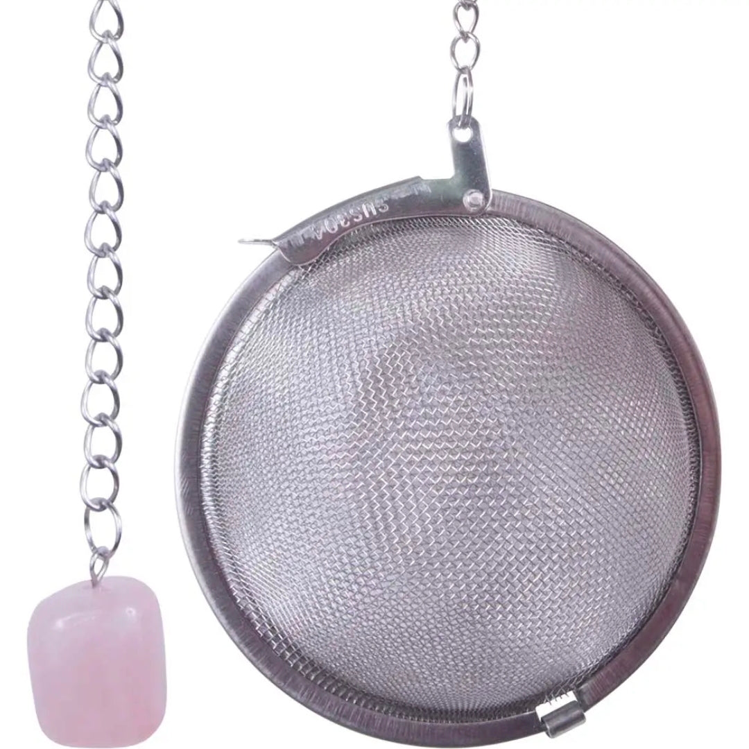 Crystal tea strainer