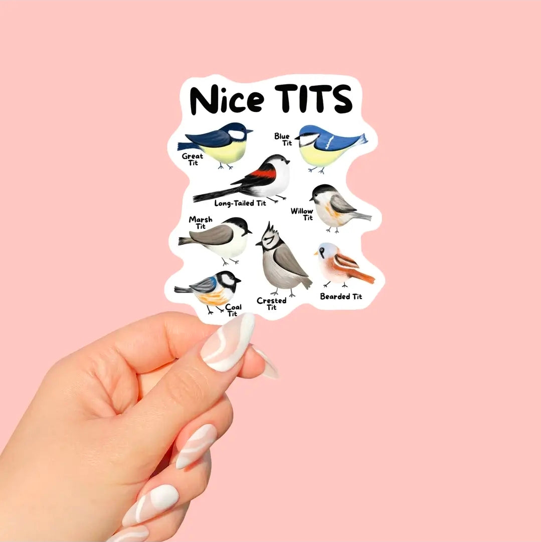 Sassy bird stickers